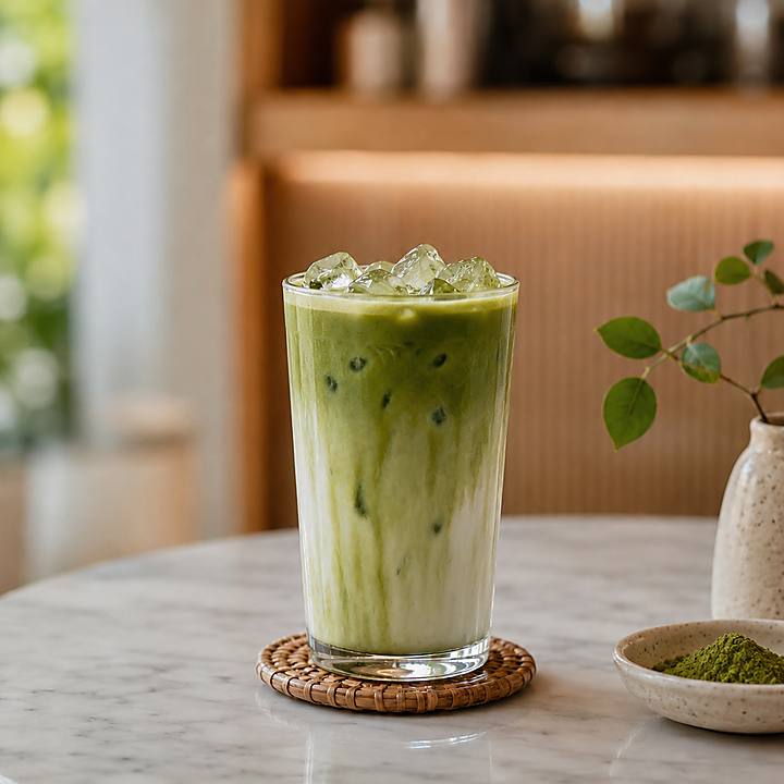 Strawberry Matcha Latte